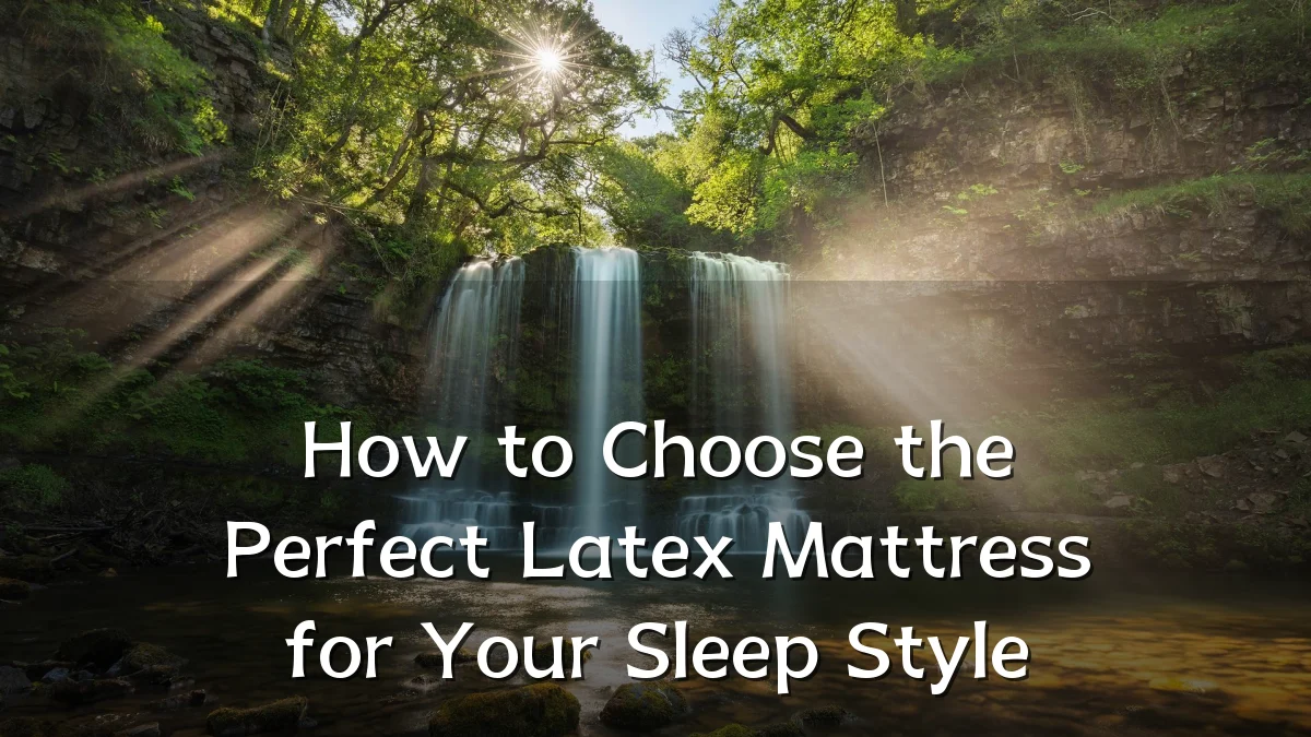 How to Choose the Perfect Latex Mattress for Your Sleep Style