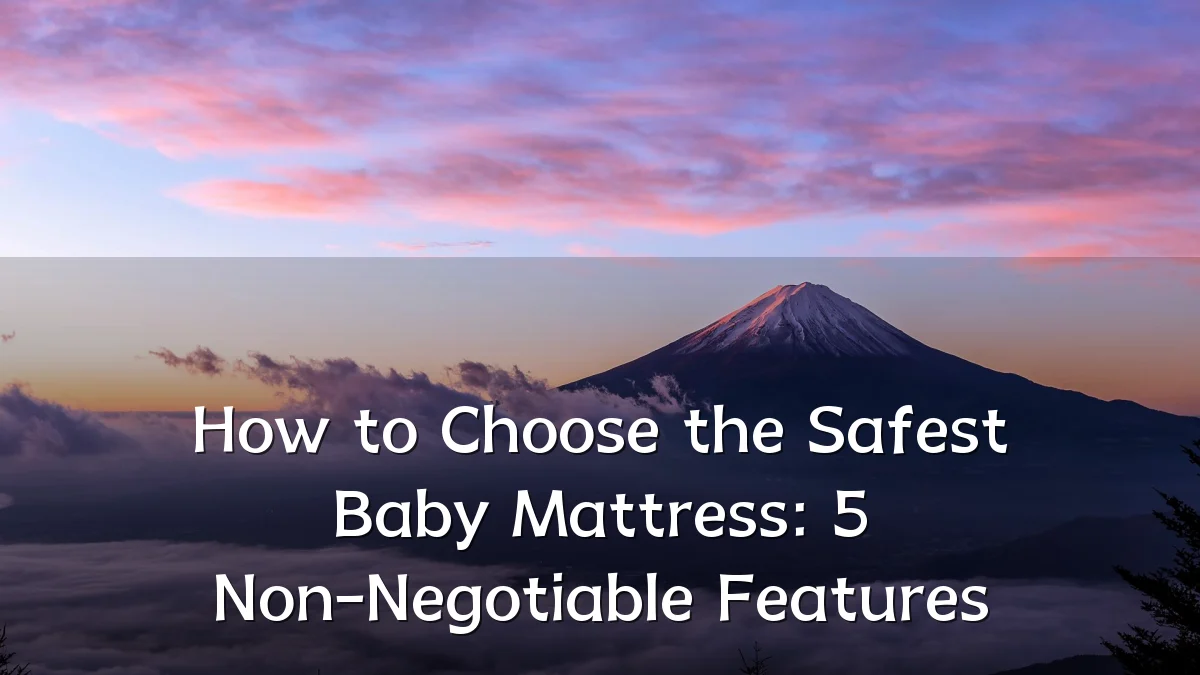 How to Choose the Safest Baby Mattress: 5 Non-Negotiable Features
