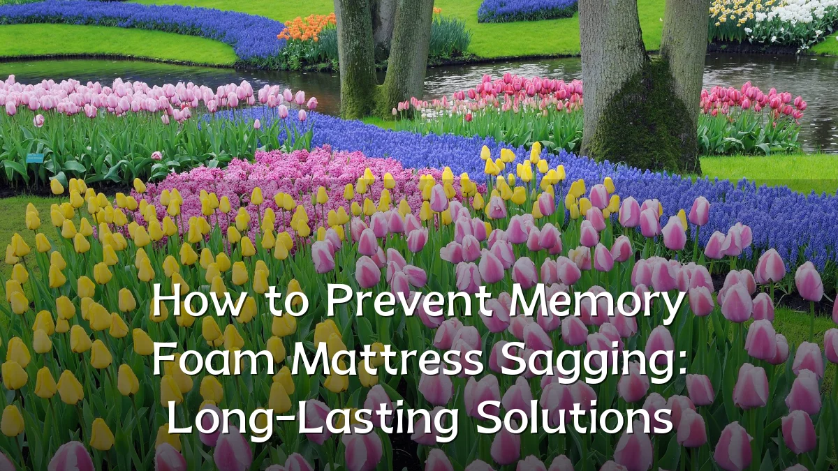How to Prevent Memory Foam Mattress Sagging: Long-Lasting Solutions