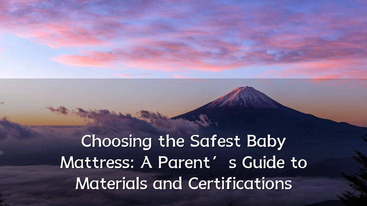 Choosing the Safest Baby Mattress: A Parent’s Guide to Materials and Certifications