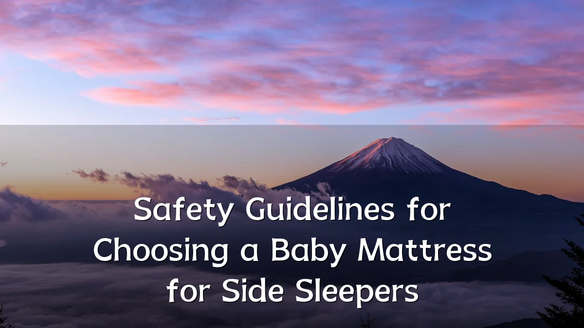 Safety Guidelines for Choosing a Baby Mattress for Side Sleepers