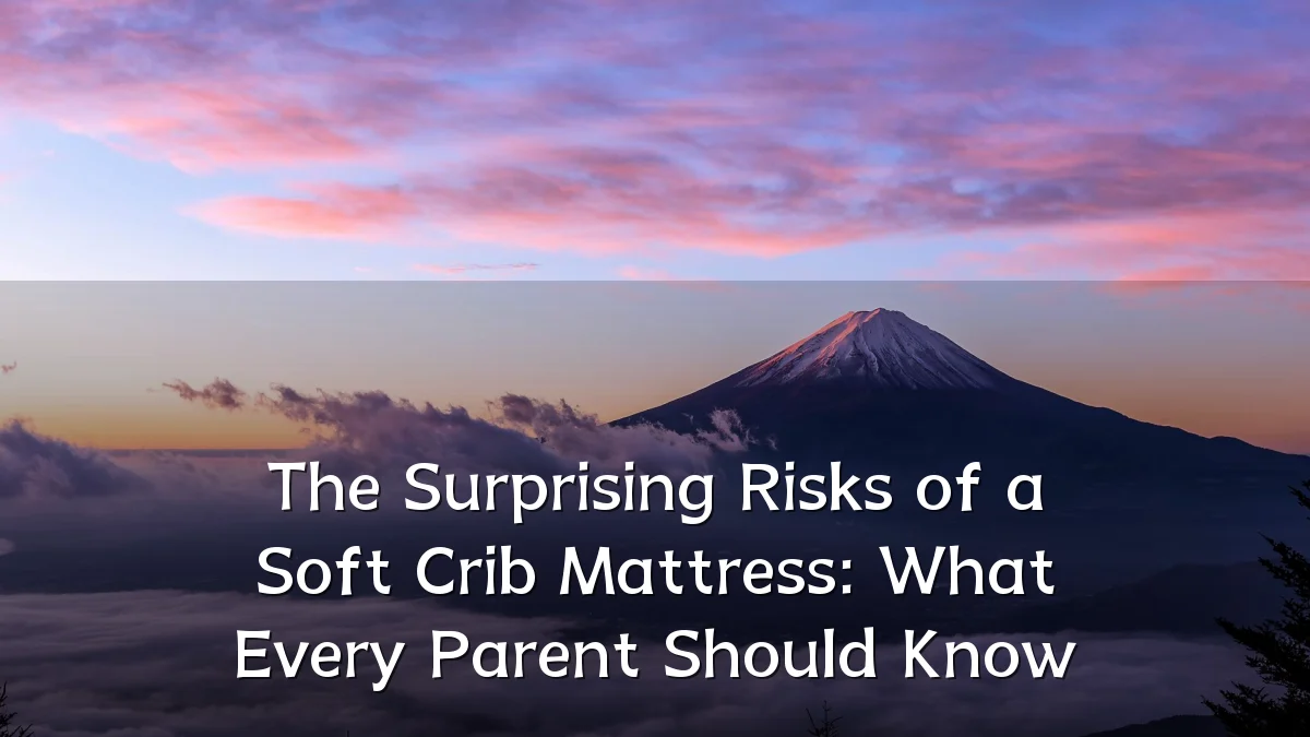 The Surprising Risks of a Soft Crib Mattress: What Every Parent Should Know