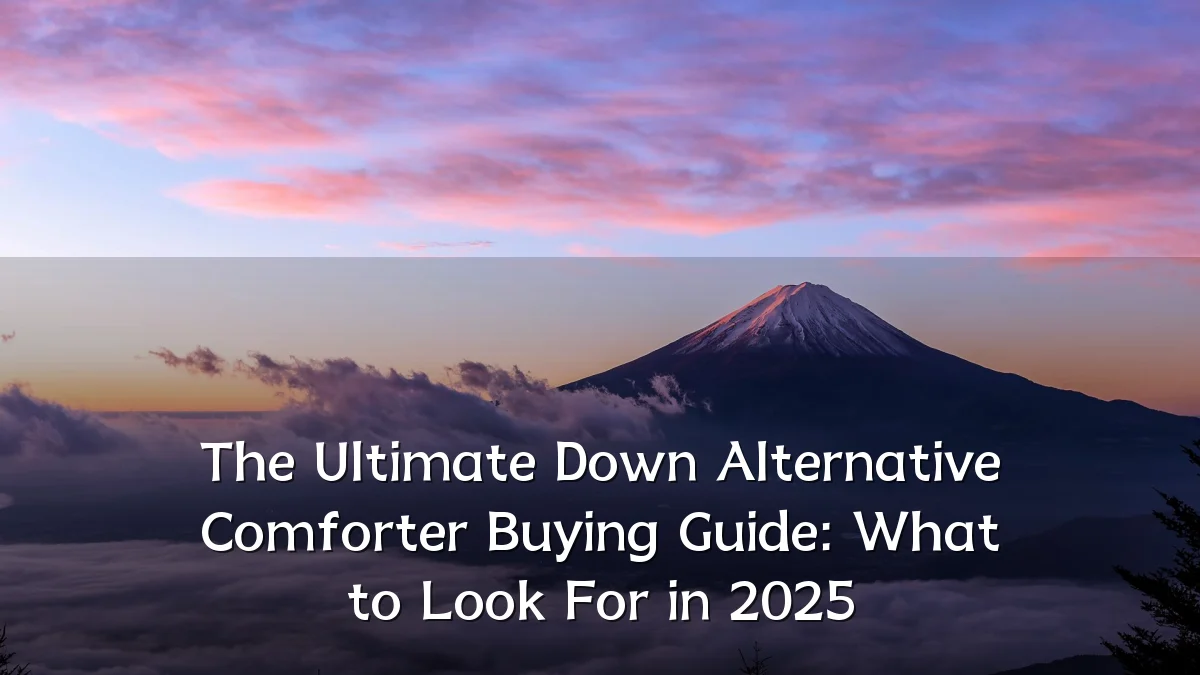 The Ultimate Down Alternative Comforter Buying Guide: What to Look For in 2025