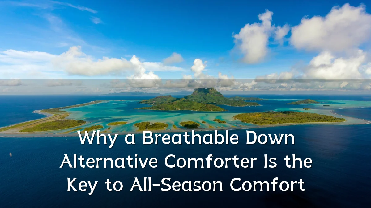 Why a Breathable Down Alternative Comforter Is the Key to All-Season Comfort