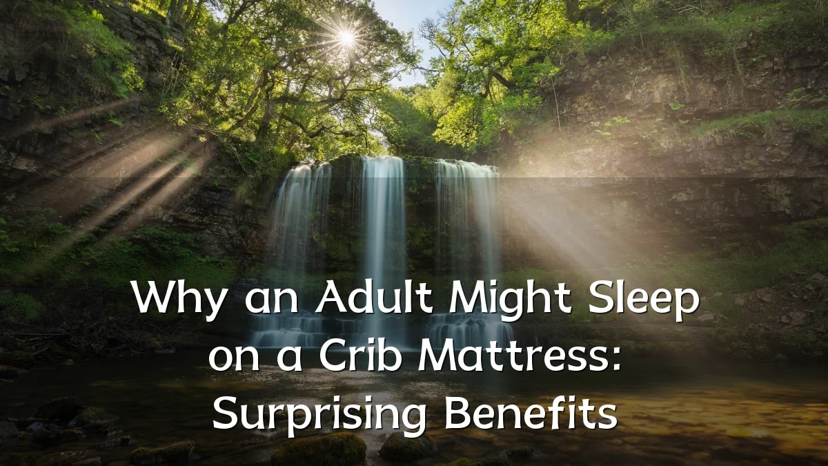 Why an Adult Might Sleep on a Crib Mattress: Surprising Benefits